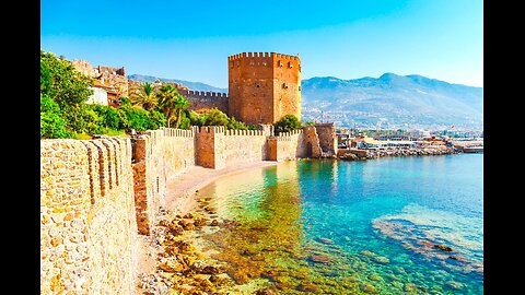 Alanya, Turkey drone footage