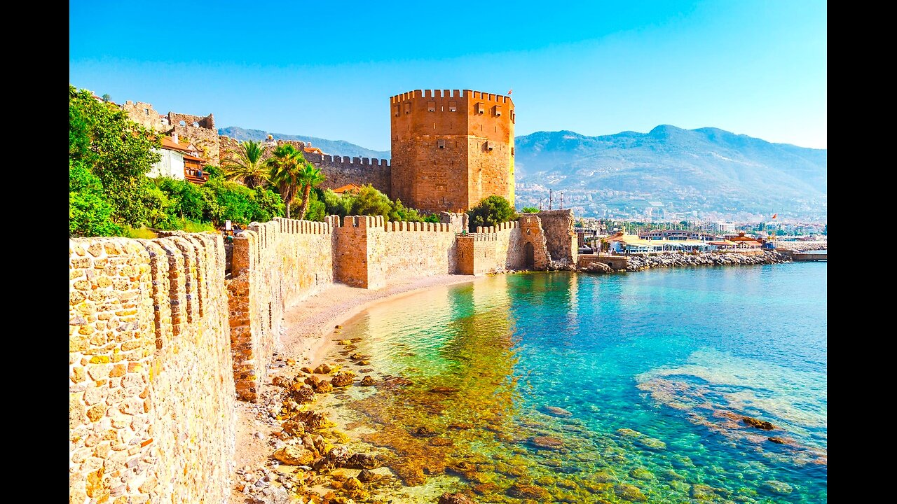 Alanya, Turkey drone footage