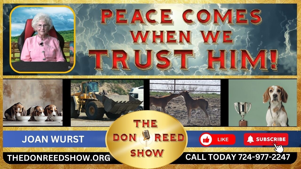 PEACE COMES WHEN WE - TRUST HIM!