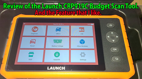 Review of the Launch CRP919C and the Feature that I like.