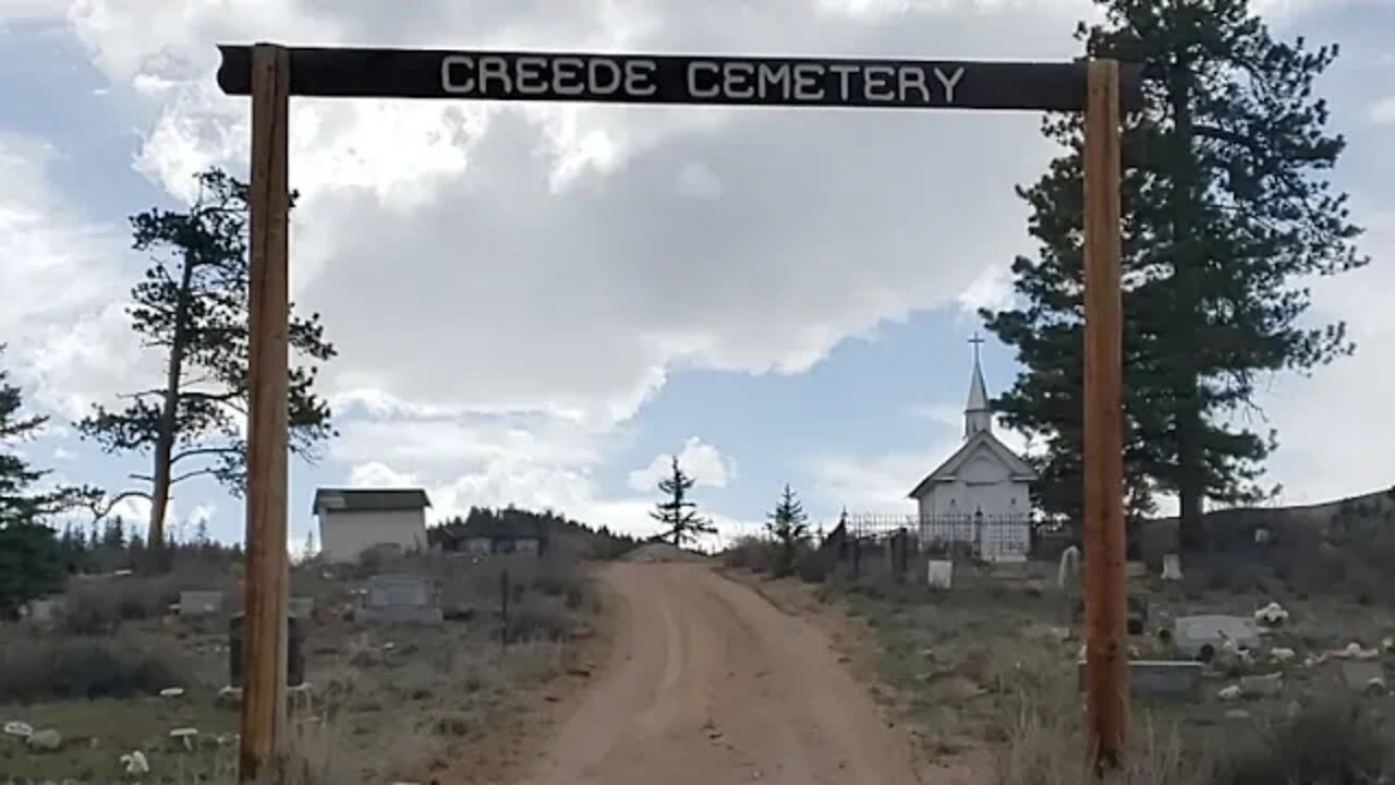 Haunted Cemetery, Creede Colorado, 9k Elevation, Wild West