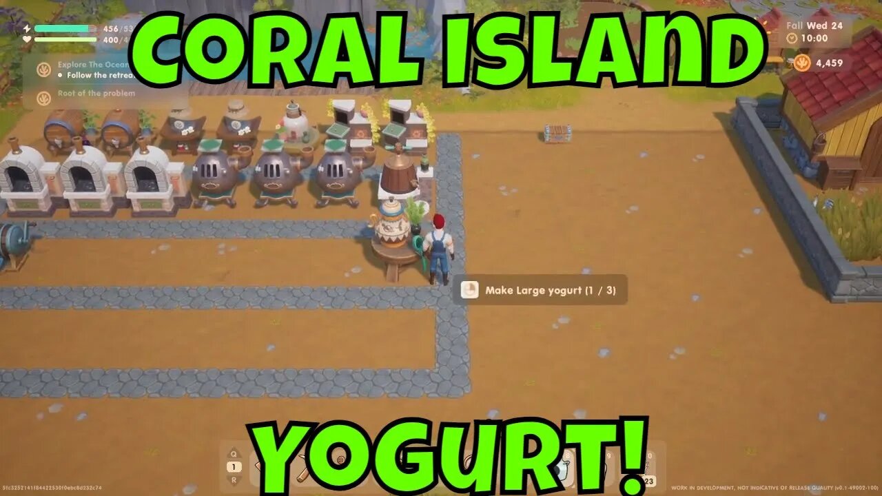 Coral Island How to Make Yogurt