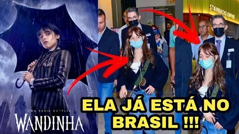 JENNA ORTEGA A WANDINHA ADDAMS ESTÁ NO BRASIL!!!