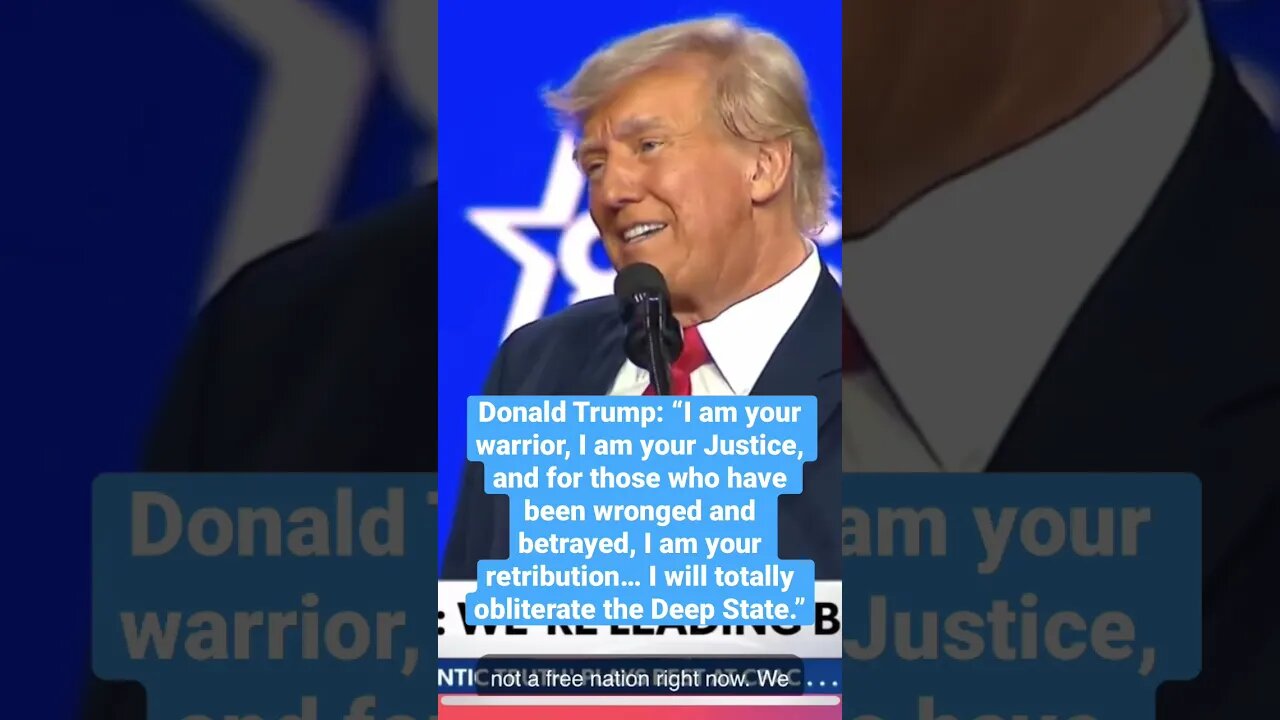 Trump vs. the Deep State