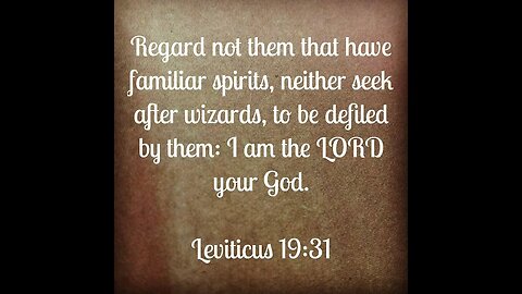 Many of you would do well to learn this ! "The Trademarks of Witchcraft"