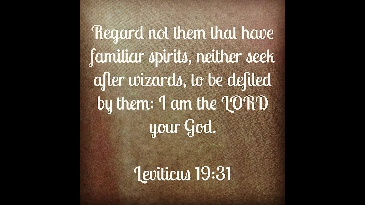 Many of you would do well to learn this ! "The Trademarks of Witchcraft"