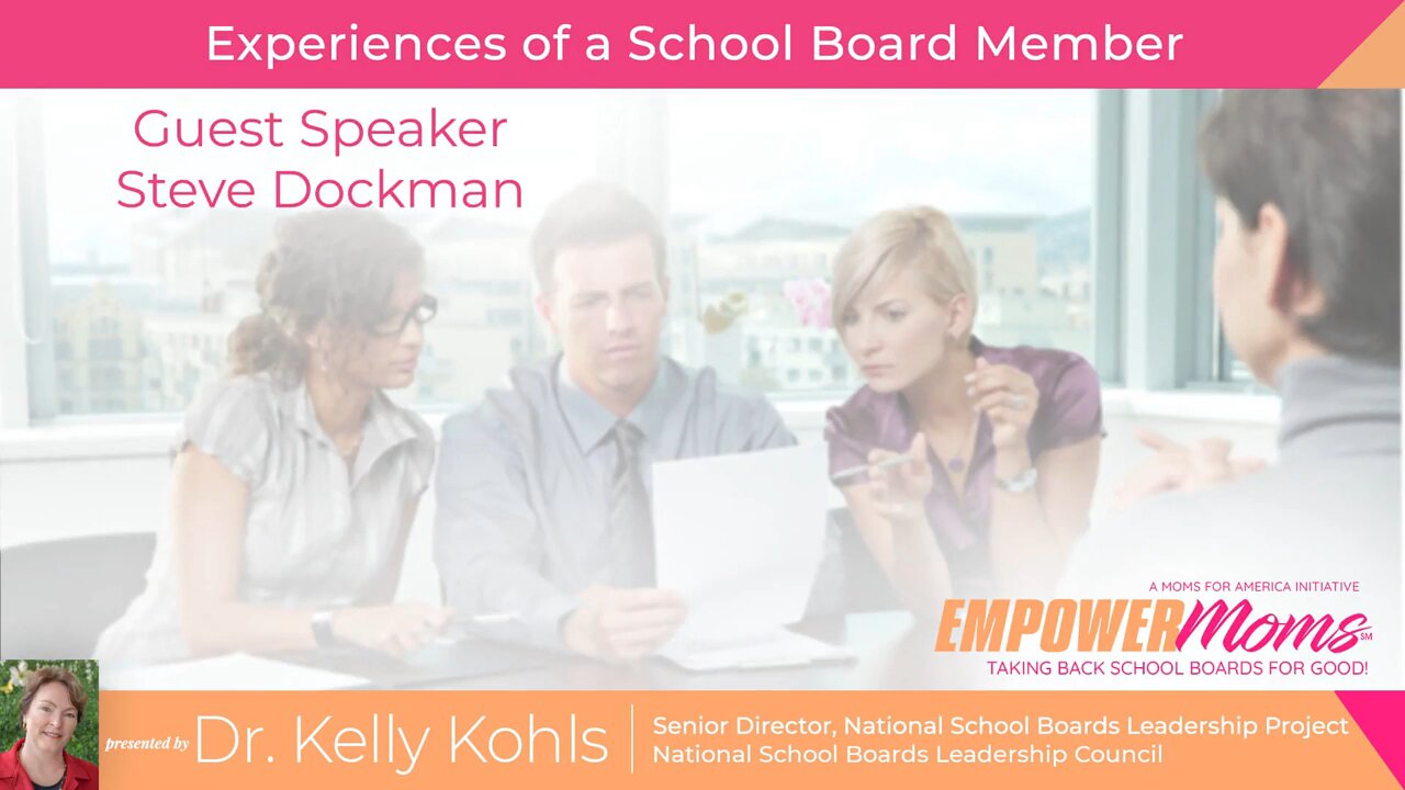 Webinar - Experiences of a School Board Member