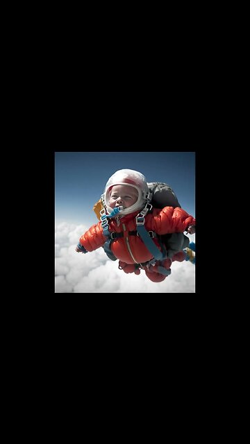Solo Sky Diving For Babies