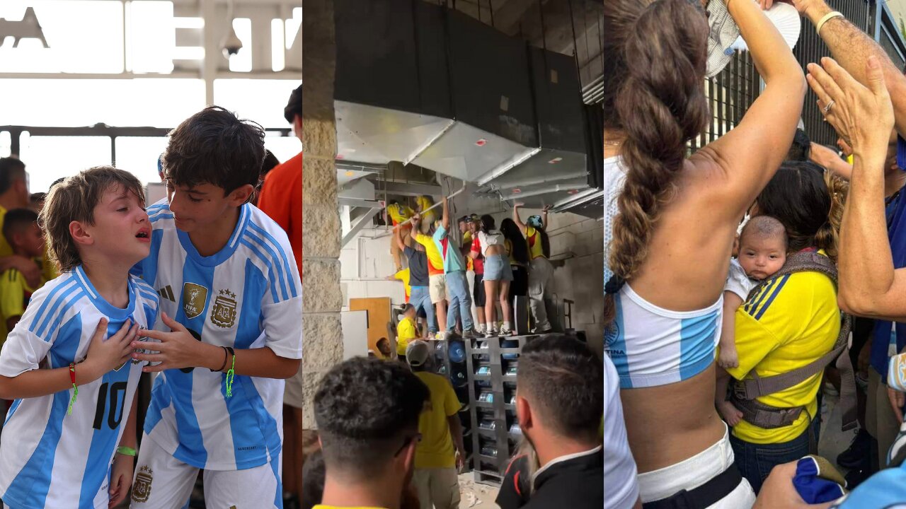 Ticketless Fans Create Chaos At Copa America Final