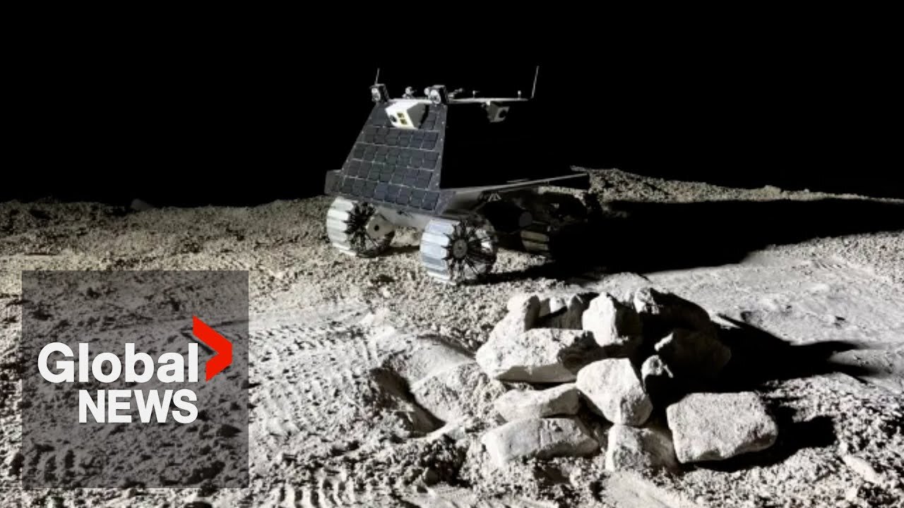 1st Canadian lunar rover goes on test run