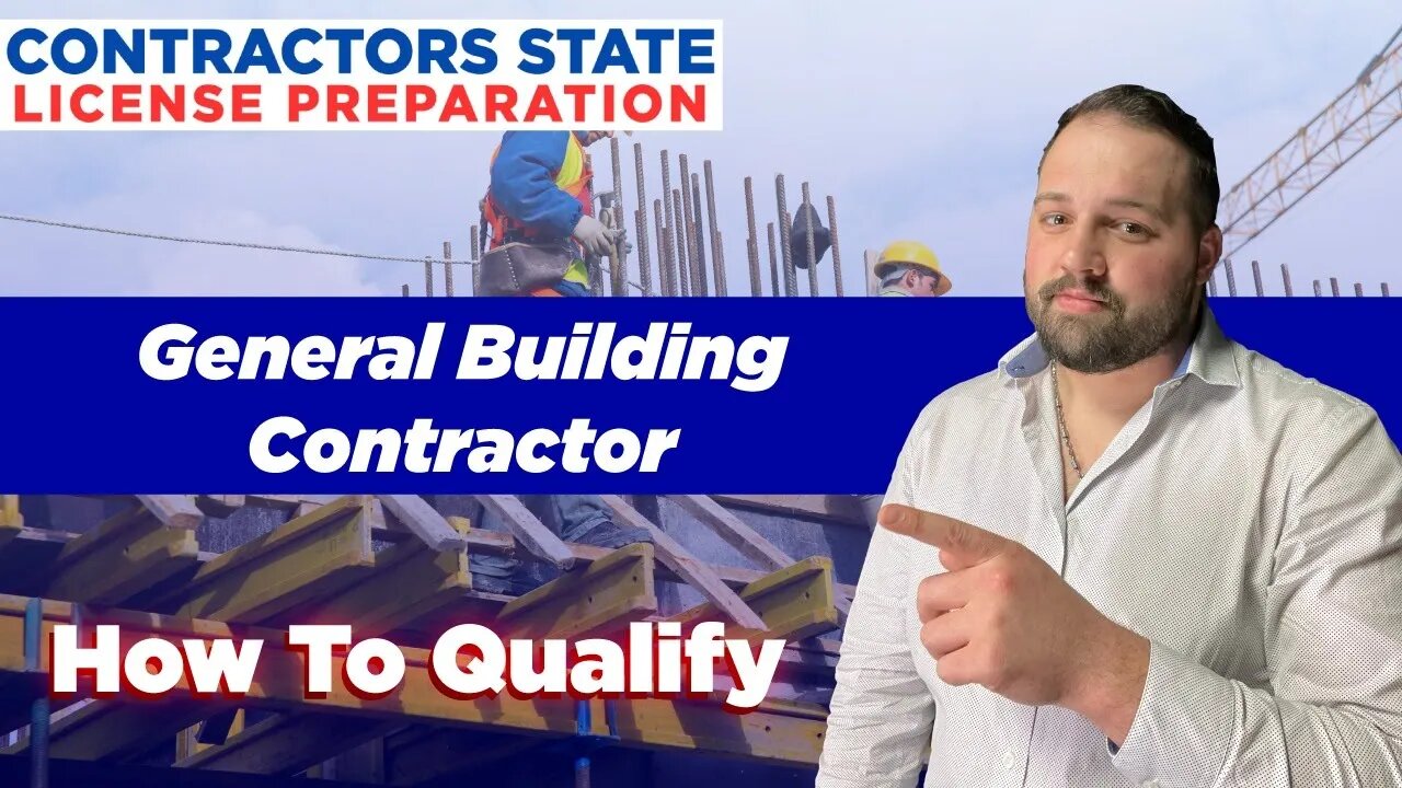 GENERAL BUILDER CONTRACTORS LICENSE (GENERAL B)