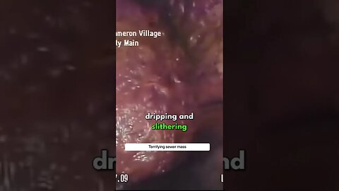 terrifying sewer mass