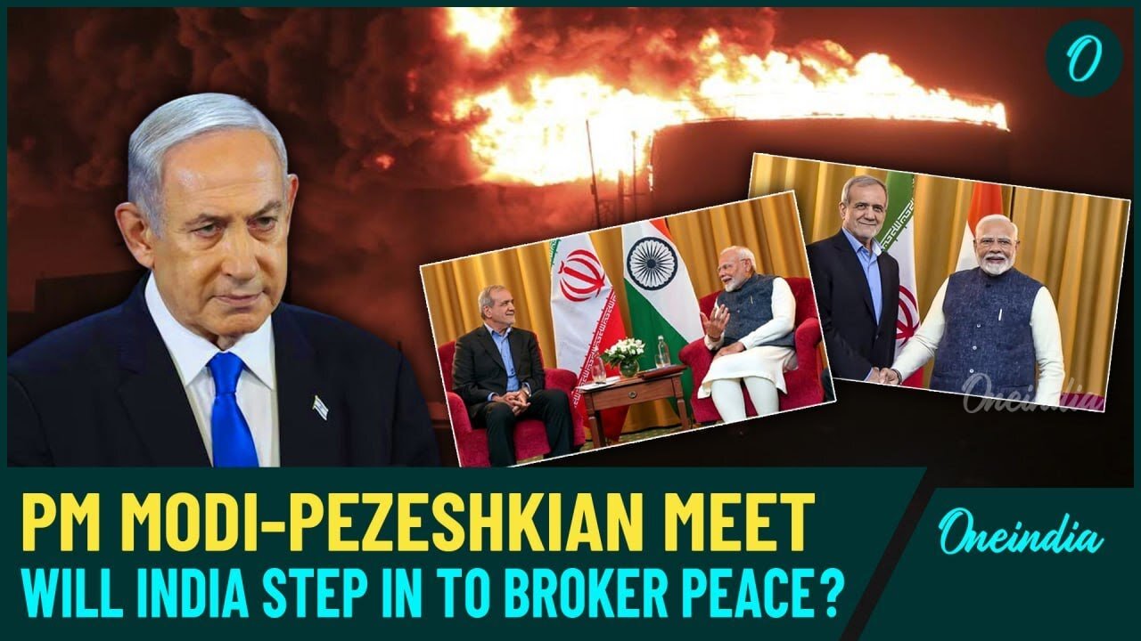 Video | PM Modi, Iran's President Hold Talks Amid Mid-East Tensions | Pezeshkian Seeks India’s Help