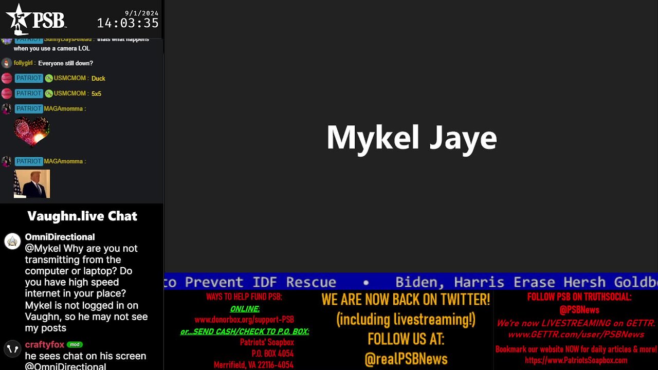 2024-09-01 13:56 EDT - Mykle covering: