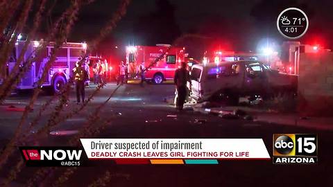 Driver from deadly crash in Phoenix suspected of impairment