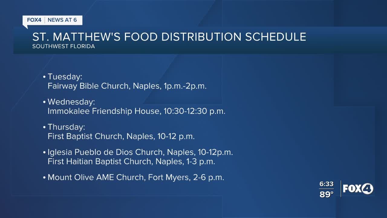 Local food pantries this week
