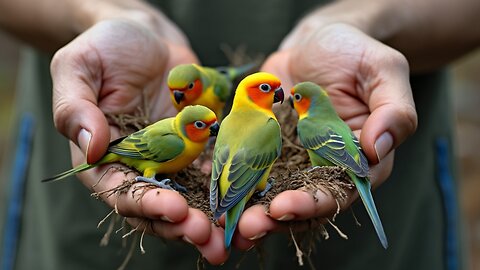 HOLDING HUNDREDS OF BIRDS WITHOUT CAGES