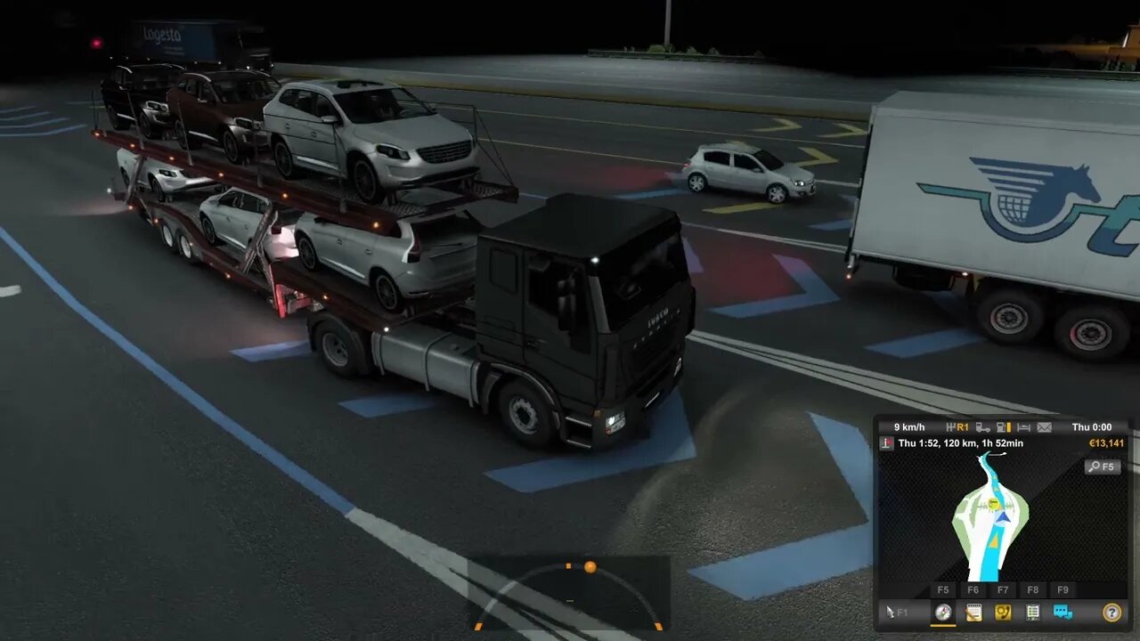 (euro truck simulator 2) some drive an suv... i drive six!