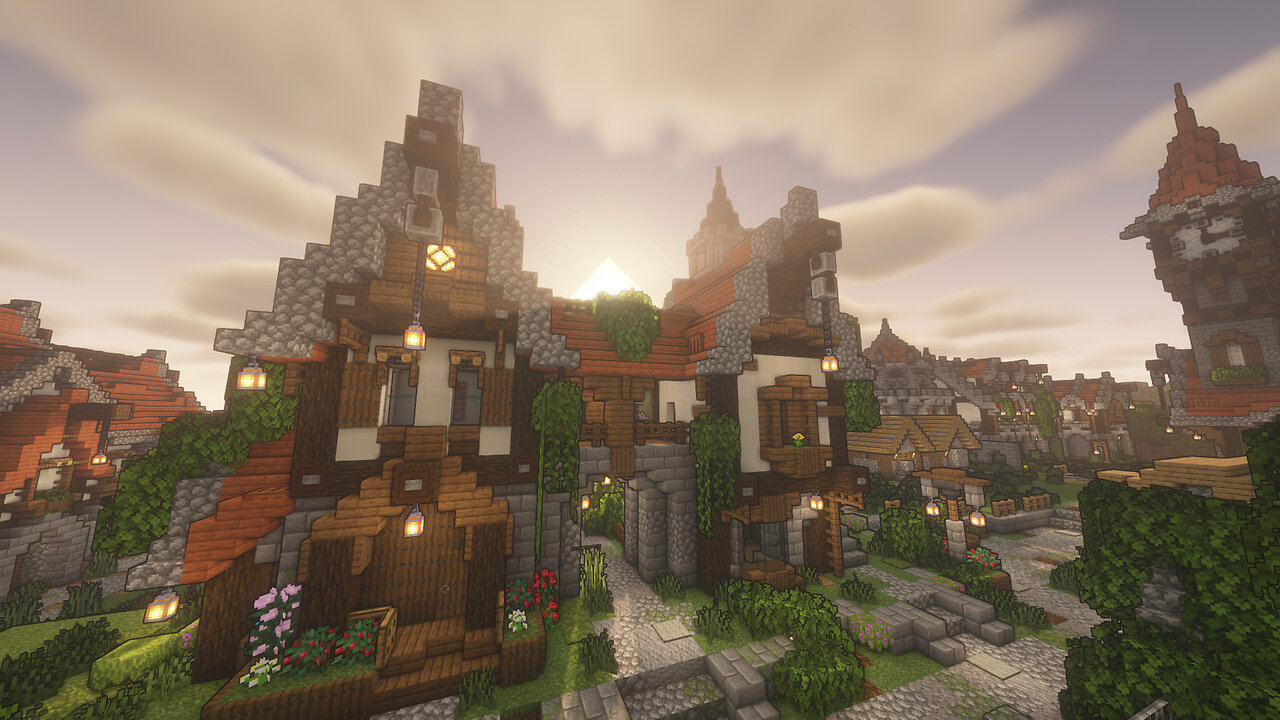 Minecraft Timelapse - Medieval House #3!!