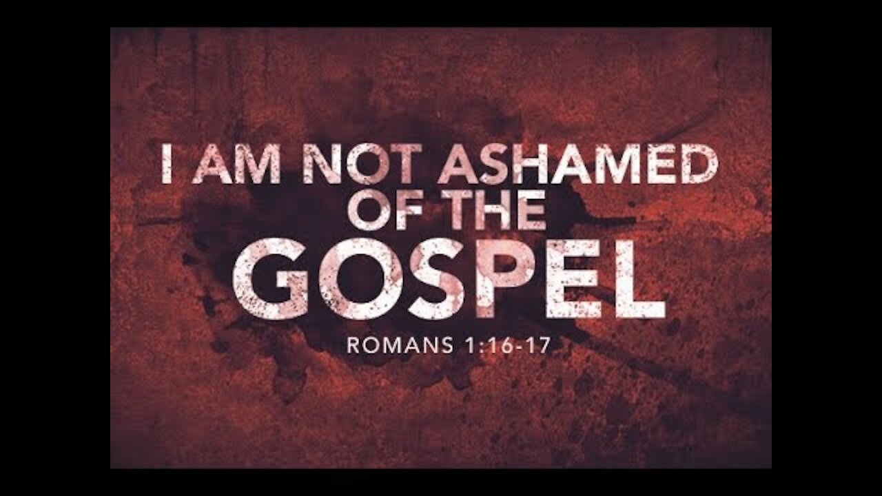 20180109 ARE YOU ASHAMED OF JESUS CHRIST?