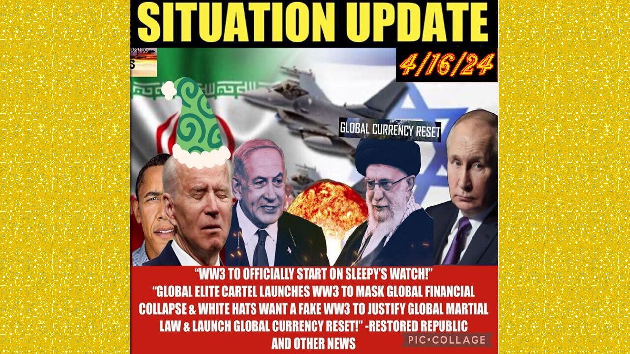 Situation Update 4-16-24 - AI System Used To Bomb Gaza, Gcr-Judy Byington Update, Us Republic, WW3