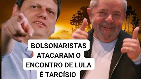 bolsonaristas com dor de cotovelo após o presidente Lula se encontrar com Tarcísio de Freitas