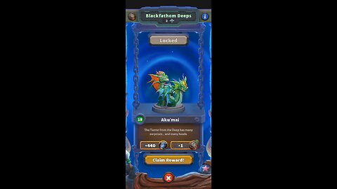 Warcraft Rumble - Blackfanthom Deeps - Onu, Ancient of War - Level 18 to 19 - Sept 2024