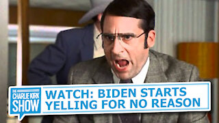 WATCH: BIDEN STARTS YELLING FOR NO REASON