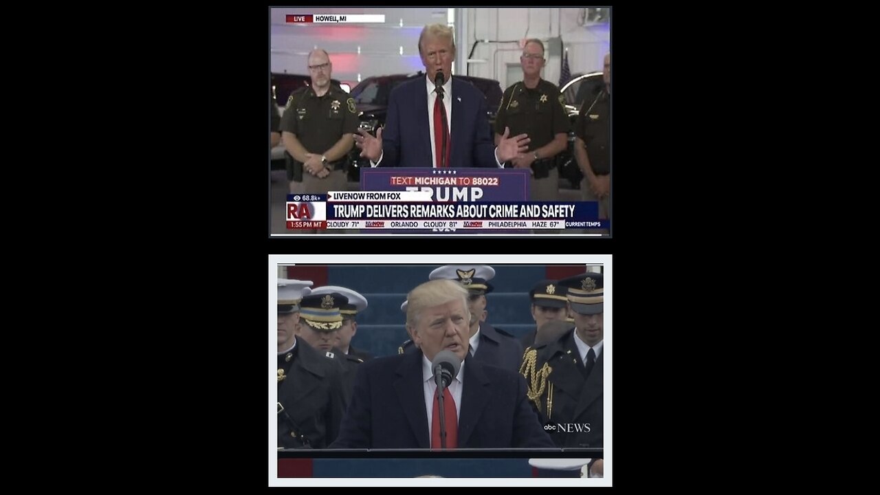 CiC Trump talks about the military being out of the spotlight