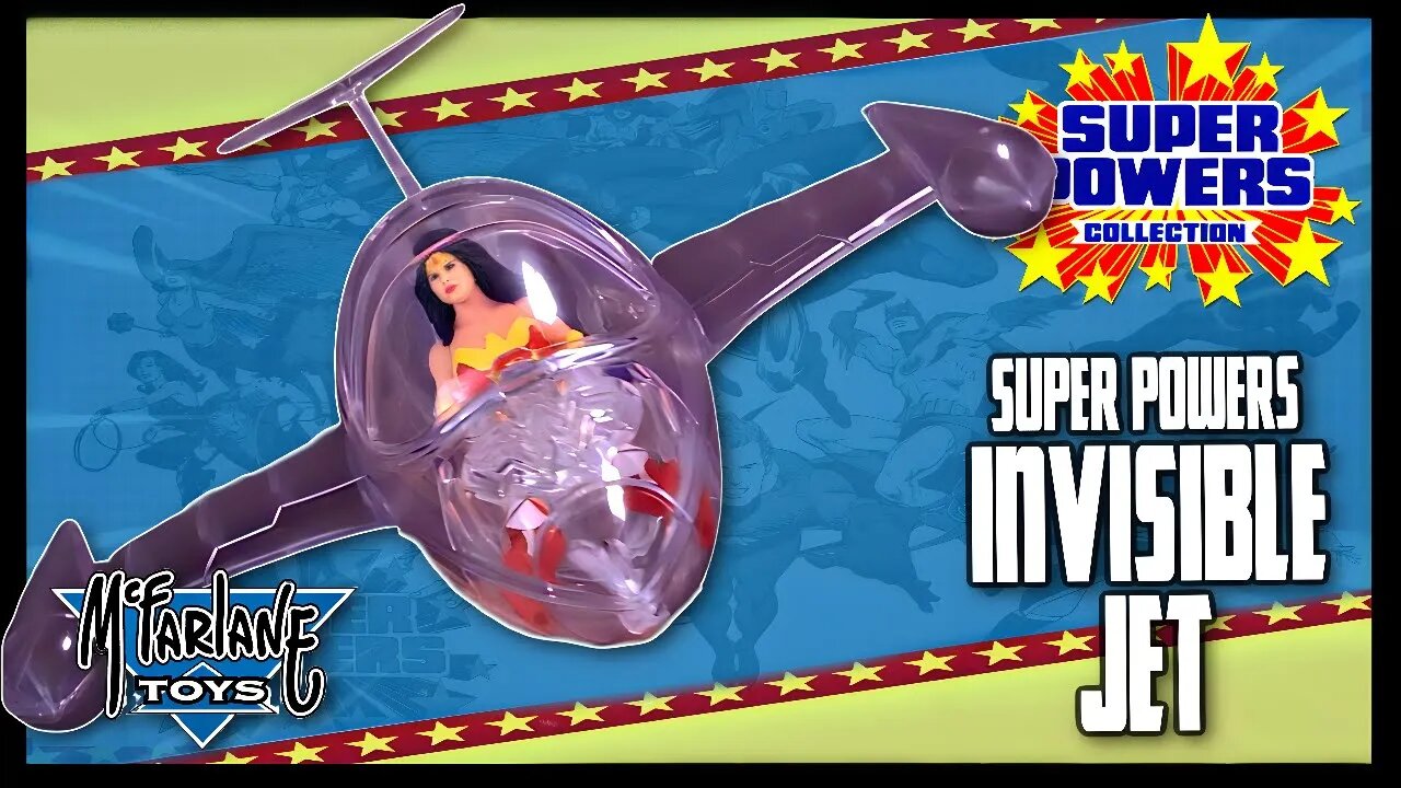 McFarlane Toys DC Super Powers Wave 4 The Invisible Jet Vehicle @TheReviewSpot