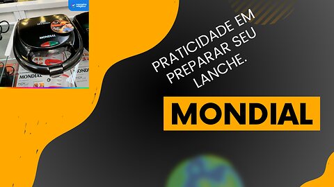 Praticidade na hora de preparar seu lanche. Sanduicheira Mondial Fast Grill