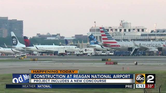 Construction project starts at Reagan National Airport