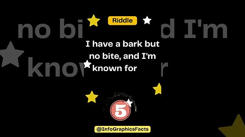 I have a bark but no bite, and I'm known for my height 🌲