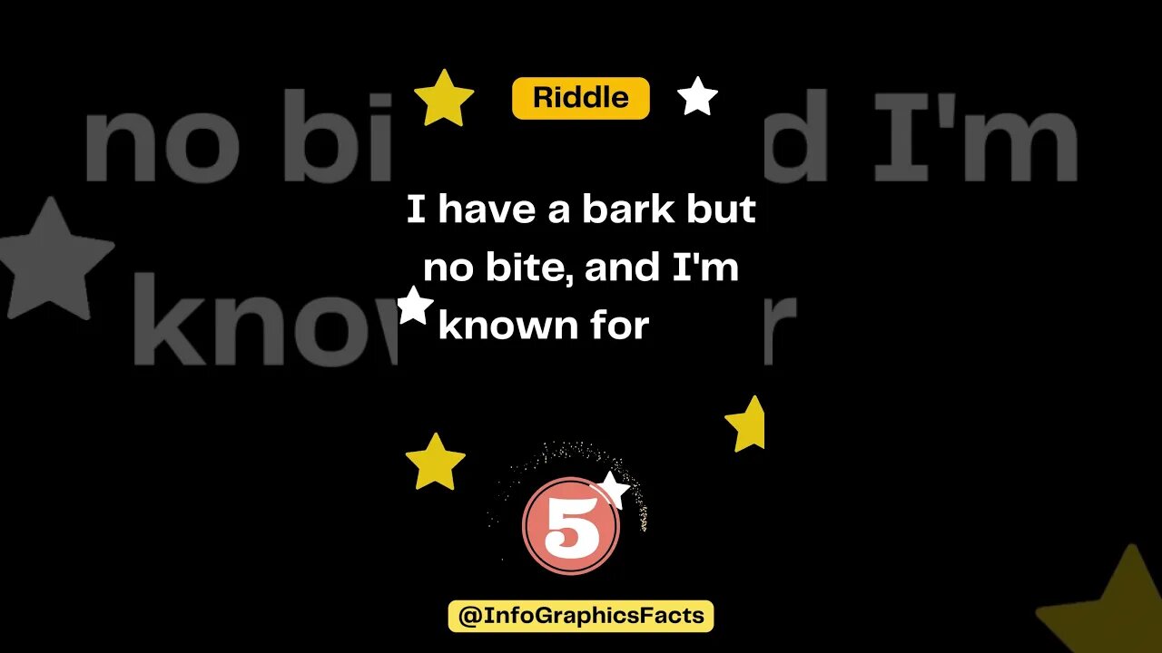 I have a bark but no bite, and I'm known for my height 🌲