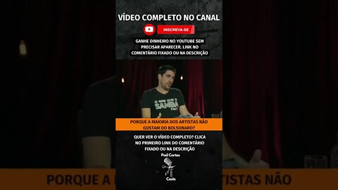 PQ OS ARTISTAS NÃO GOSTAM DO BOLSONARO #shorts #marceloadnet #bolsonaro #classeartistica #leirouanet