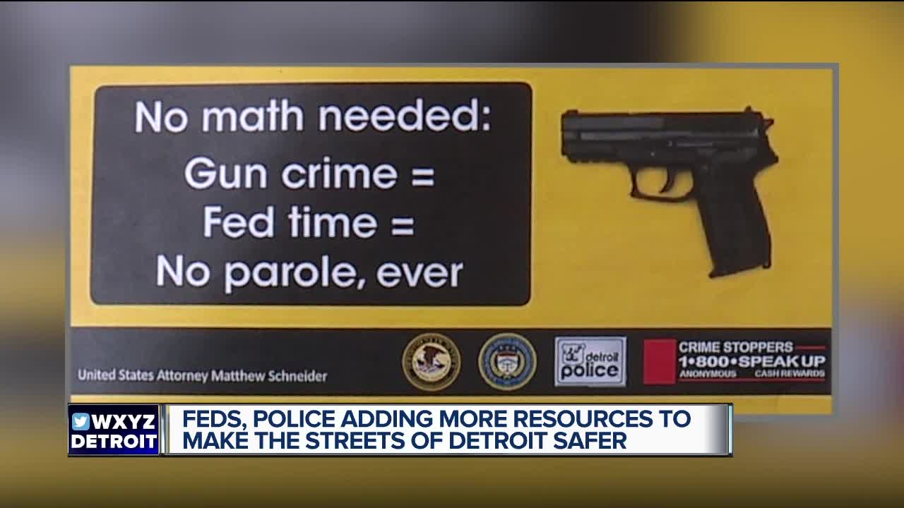 Feds, police adding more resources to make the streets of Detroit safer