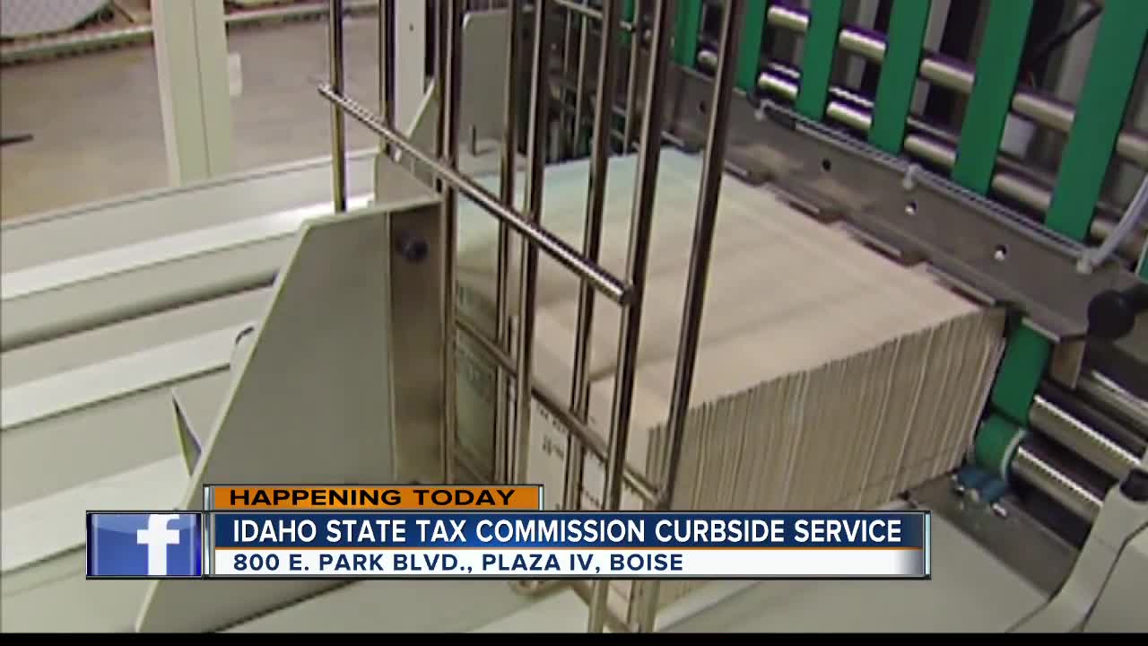 Idaho State Tax Commission offering curbside service today