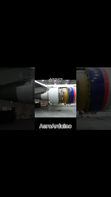 Weird Sound #B767 Thrust Reverser Test #Aviation #Flying #AeroArduino