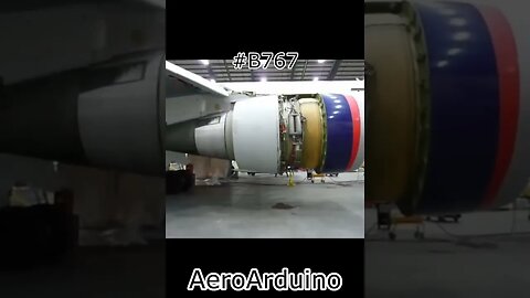 Weird Sound #B767 Thrust Reverser Test #Aviation #Flying #AeroArduino