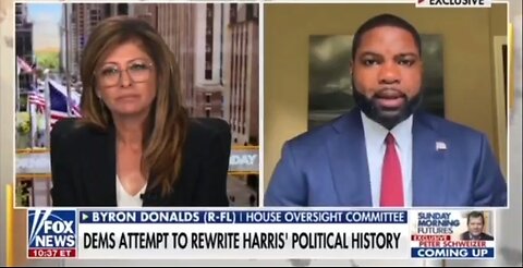 Rep Byron Donalds Calls Out The Media Covering For Kamala Harris
