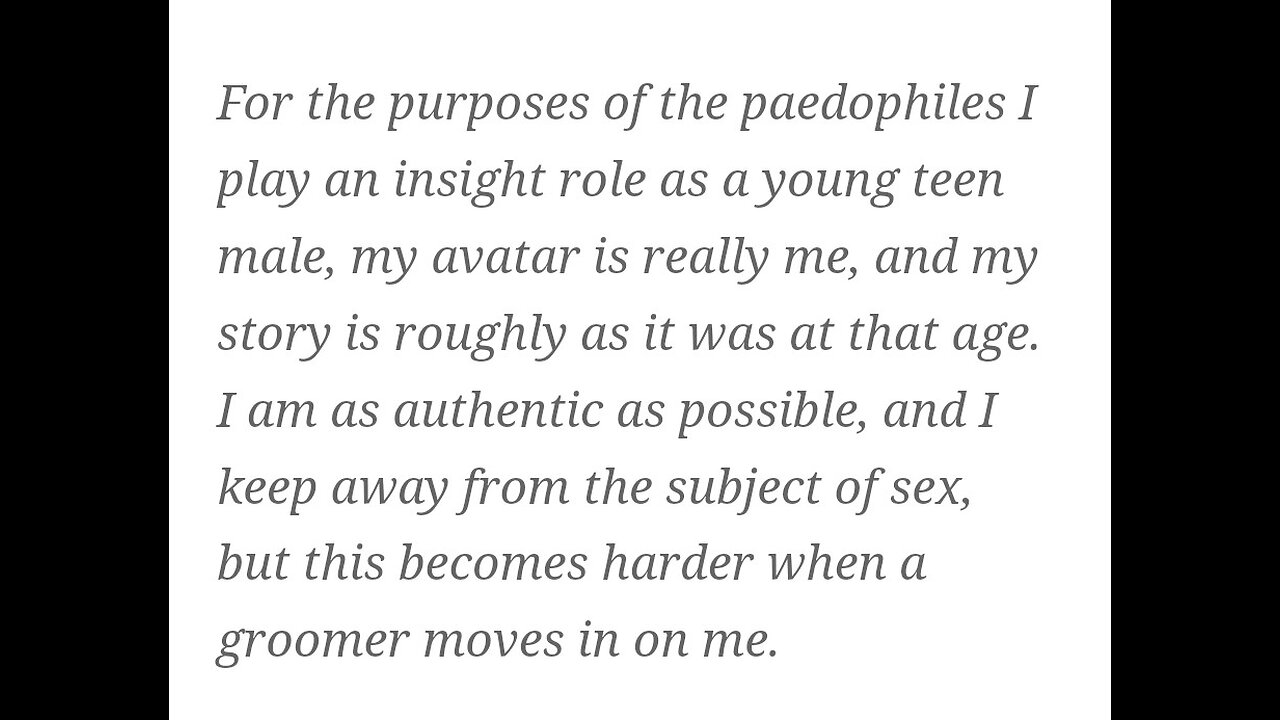 The Morality of an Adult Posing as a Child Online: A Critical Exploration.