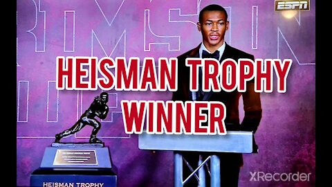 WIDEOUT SMITH OF ALABAMA WINS HEISMAN!