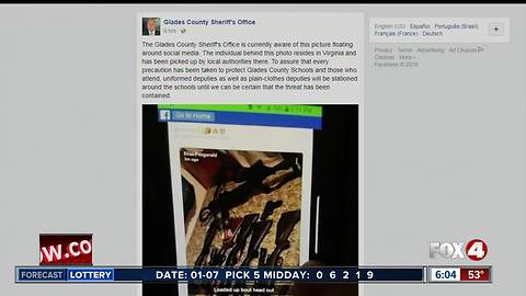 Authorities say viral photo of school threat is from Virginia