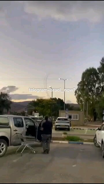 Israel's Iron Dome in action. A daily occurrence for almost a year. Would you live like that?