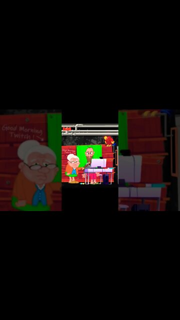 Granny Beats Twitch Streamer @adipson #shorts #grandma #indiegame #pointandclick #adventure #funny