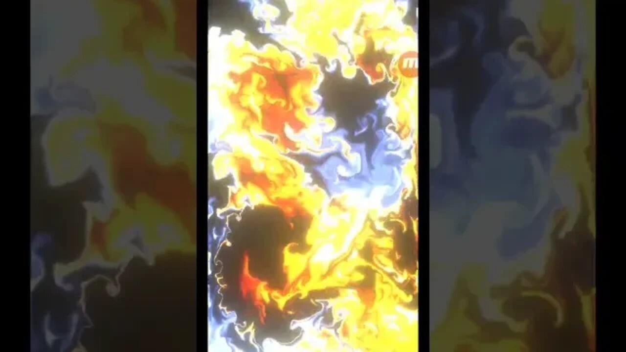 Magic fluids app for Android. Flames 2