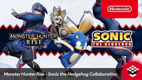 Monster Hunter Rise - Sonic the Hedgehog Collaboration | Nintendo Switch