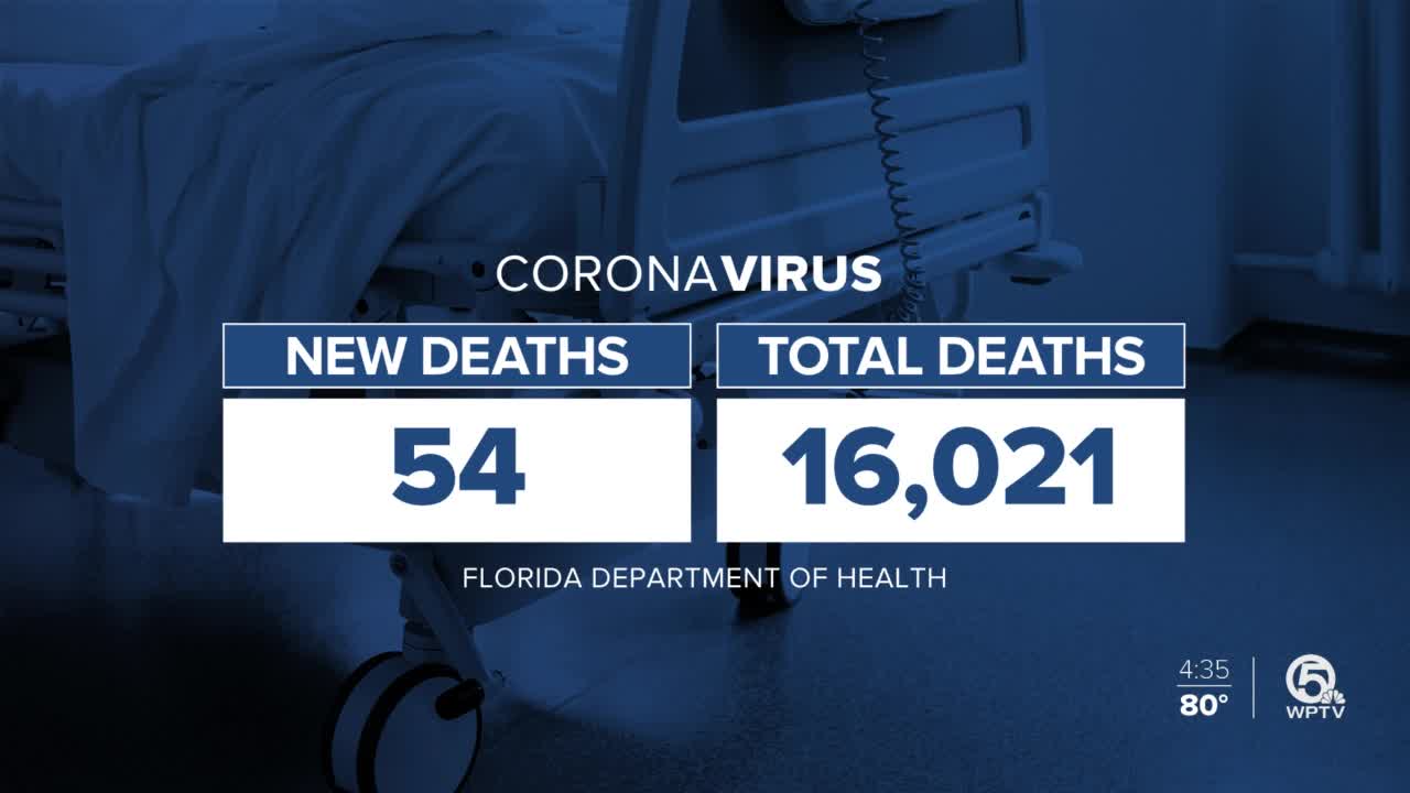 Florida's coronavirus death toll of residents passed 16,000
