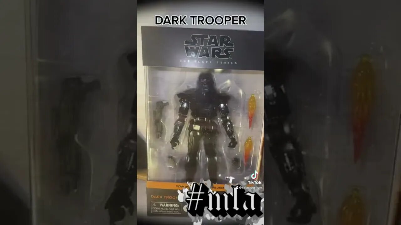 DARK TROOPER- Star Wars: The Mandalorian (Black Series) #shorts