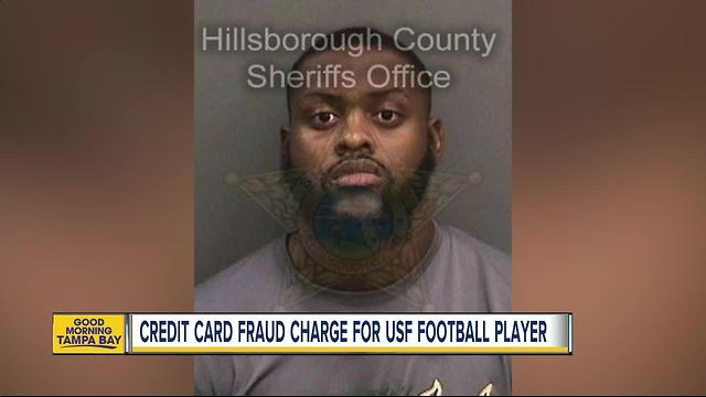 USF football player arrested for credit card fraud